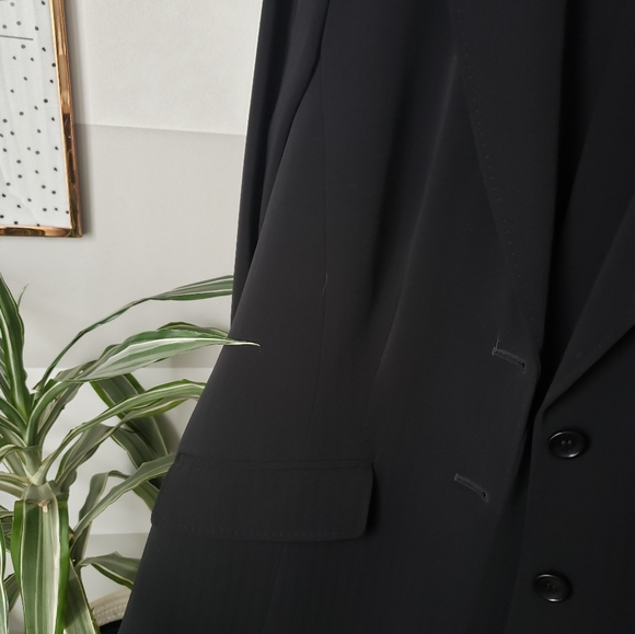 Gerard Darel black on black pinstripe suit - Picture 4 of 6